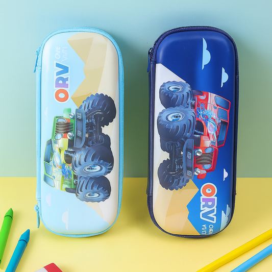 Off-Road Racing (ORV) 3D EVA Pencil Pouch