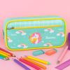 Fun Animal Double Zipper Spacious Pencil Pouch