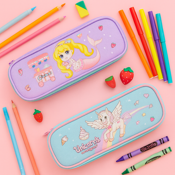 Dreamy Duo Pencil Pouch – Soft, Cute & Durable