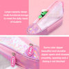 Sparkle Shoe PVC Pencil Pouch – Stylish & Spacious Organizer