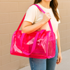 Transparent Jelly Duffle Bag | Waterproof PVC Travel & Gym Tote