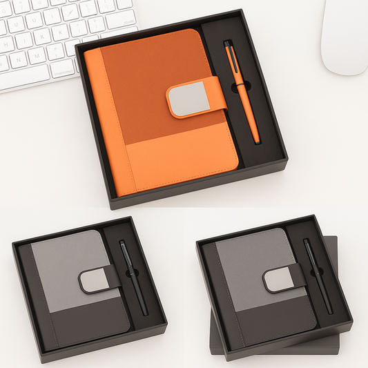 Luxury Evoke Metal Pen with A5 Diary | Ideal Corporate Gift Combo