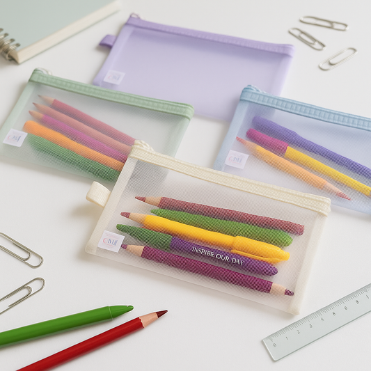 Transparent Stationery Zipper Pouch