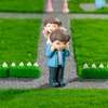 Heartwarming Father & Son Bond Miniature Figurine