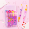 Space & Unicorn 24 Colors Space Theme Dual-Tip Sketch Markers