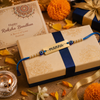 Personalized Evil Eye Metal Rakhi for Brother | Laser Engraved Personalized Name Rakhi