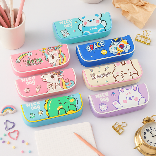 Adorable Cartoon Pencil Zipper Pouch