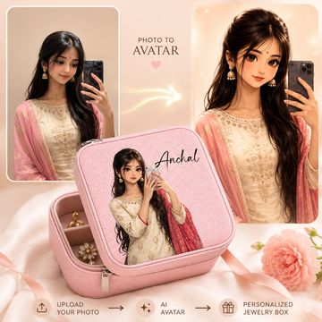 Personalized Photo & Name Jewellery Box