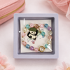 Children's Crystal Bead Bracelet Collection with Panda & Bamboo Charms