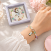 Children's Crystal Bead Bracelet Collection with Panda & Bamboo Charms