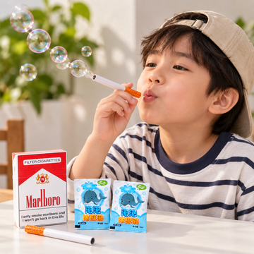 Cigarette Box Bubble Blower Toy Set