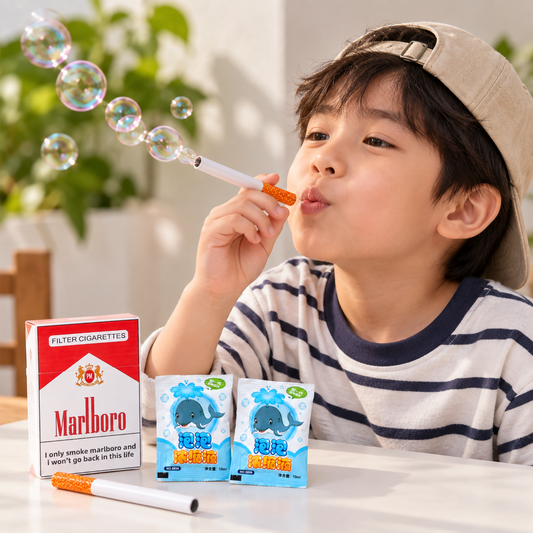 Cigarette Box Bubble Blower Toy Set