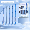 Cloud Nine Aesthetic Blue Gel Pen Set | 0.5mm Fine Tip