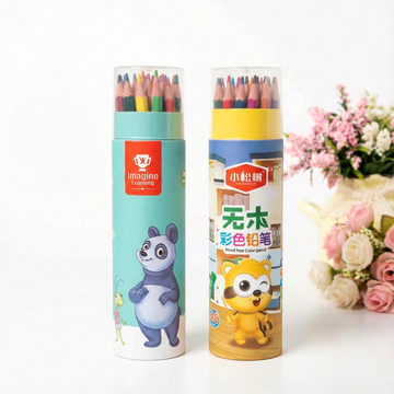 Cute Cartoon 24-Color Pencil Tube