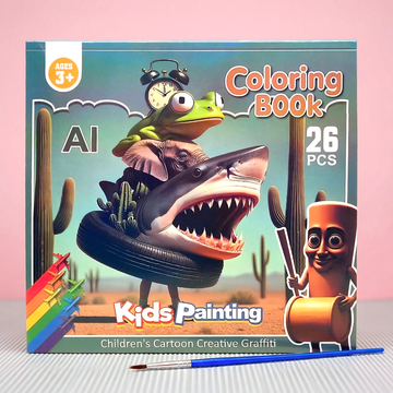 Kids Watercolor Coloring Book