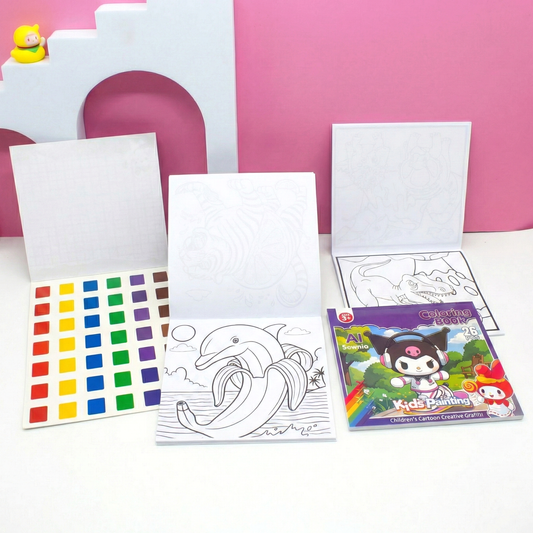 Kids Watercolor Coloring Book