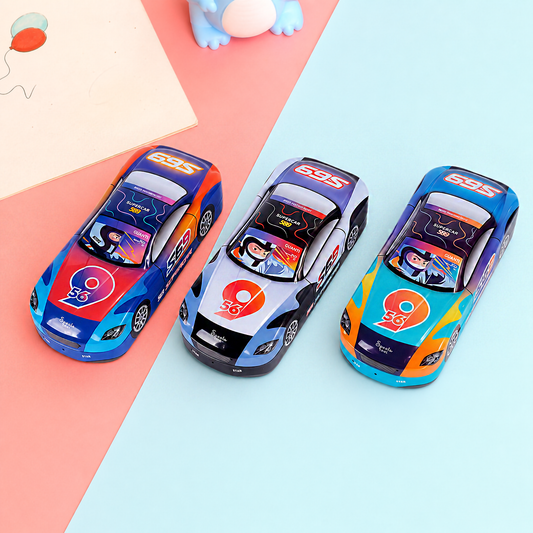 3D Supercar Multi-Layer Metal Compass Box