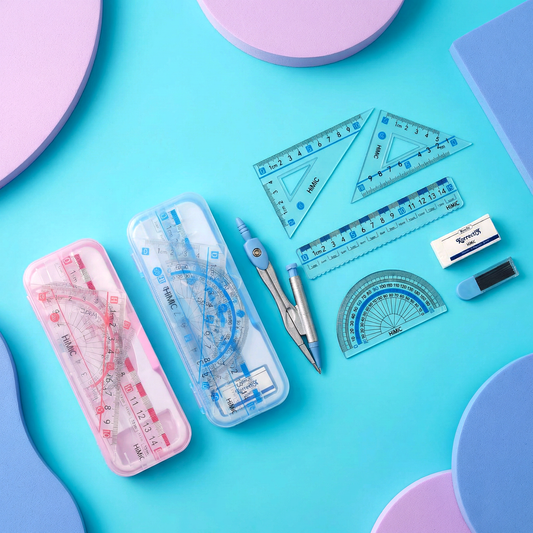 GeoGenius Compass Set (7 Piece Math Kit)