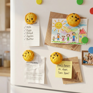 Realistic Choco-Chip Cookie Fridge Magnet