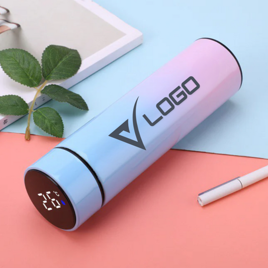 Personalized LED Temperature Bottle - Corporate Gift