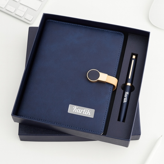 The Professional’s Pick A5 Diary & Metal Pen For Corporate