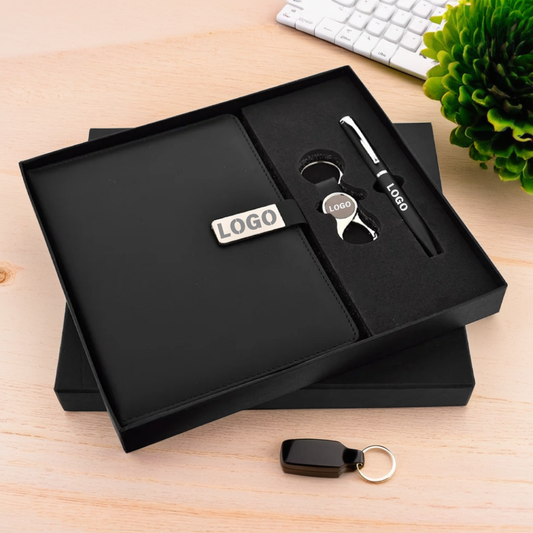 Corporate Gifting Made Easy – Premium Diary, Pen & Keychain Set