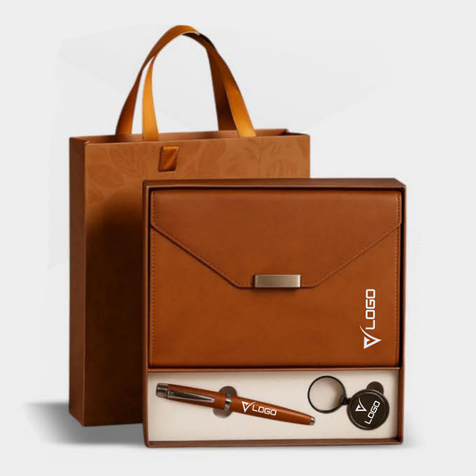 Classy Diary, Pen & Keychain Combo – Premium Choice for Corporate Gifts