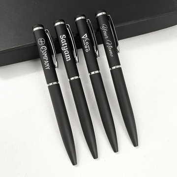 Matte Black Pen | Customised Pen for Corporate Gifting | Engrave Name / Logo