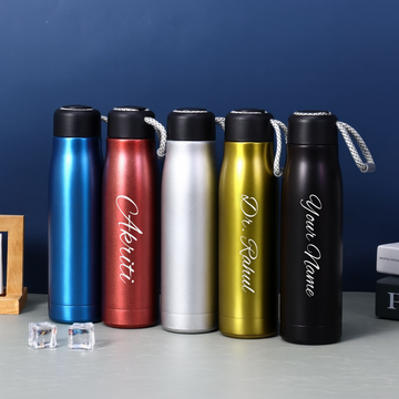Stylish Multicolor Hot & Cold Bottle | 550ml – Giftoo Stylish Multicolor Hot & Cold Bottle | 550ml – Giftoo