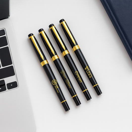 Black Series Luxury Pen | Personalised Engraved Metal Pen for Gifting