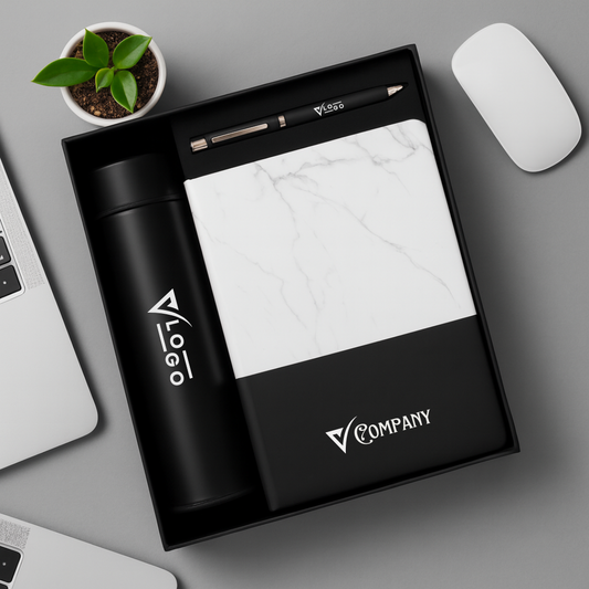 Marble-Inspired Executive Corporate Gift Set for Employee, Client
