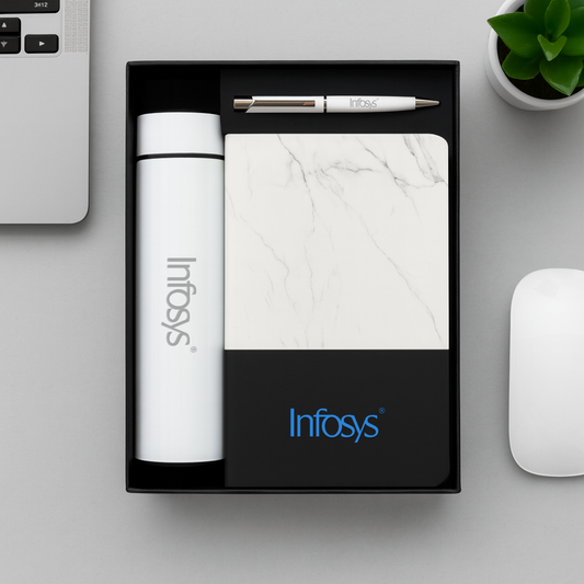 Luxury Corporate Gift: Bottle, Pen & Diary Combo