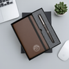 Executive Duo: Personalized Diary & Pen Set