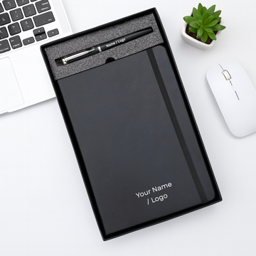 Personalized Diary With Ball Pen Gift Set Duo