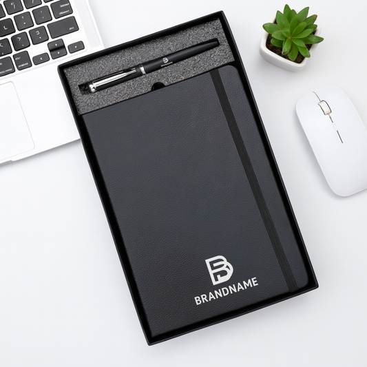Personalized Diary With Ball Pen Corporate Gift, Welcome Kit