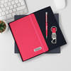 Personalized Diary, Pen & Keychain Employee Gift Set