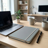 Personalized A5 Notebook – Grey