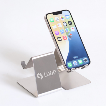 Custom Silver Desk Mobile Stand – Perfect for Corporate Gifting & Personal Use