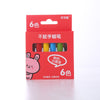 Hexagonal Wax Crayon Set – Vibrant 6-Color Student Art Supplies