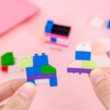 Creative Building Block Eraser Sets – Interlocking Puzzle Stationery for Kids