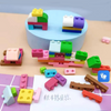 Creative Building Block Eraser Sets – Interlocking Puzzle Stationery for Kids