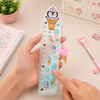 Creative Quicksand Glitter Liquid Measuring Scale with Pendant | 15cm Long