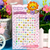 Cute 3D Embossed Nail Stickers for Kids