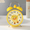 Cute Animal Alarm Clock – Night Light Twin Bell Clock for Kids