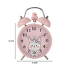 Cute Animal Alarm Clock – Night Light Twin Bell Clock for Kids