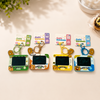 Cute Animal Mini Drawing Board Keychain | Cute Cartoon Sketch Pad Toy