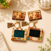 Cute Animal Mini Drawing Board Keychain | Cute Cartoon Sketch Pad Toy