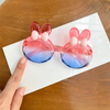 Cute Bunny Ear Bowknot Party Sunglasses | Gradient Eyewear for Kids
