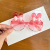 Cute Bunny Ear Bowknot Party Sunglasses | Gradient Eyewear for Kids