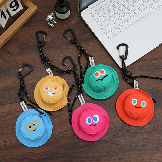 Cute Cap Shape Coin Pouch & Keychain